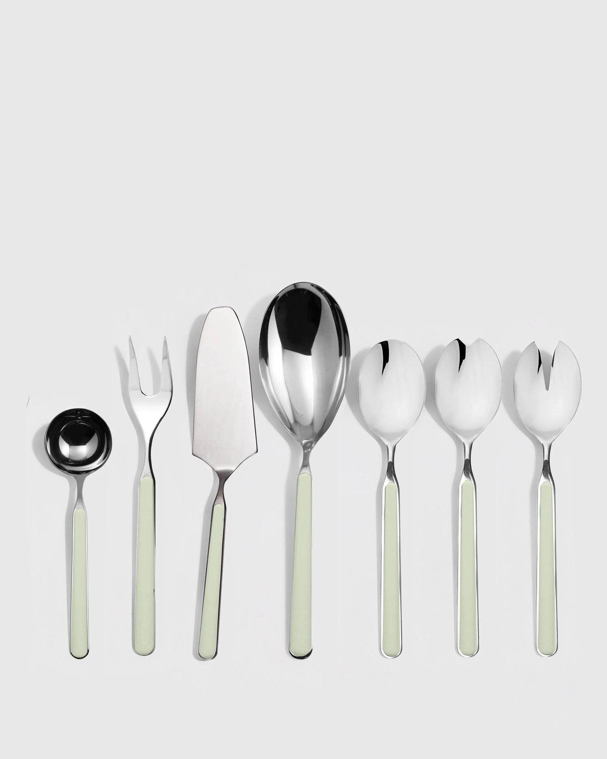 Fantasia 7-Pc Serving Utensil Set by Mepra - One Size / Porcelain