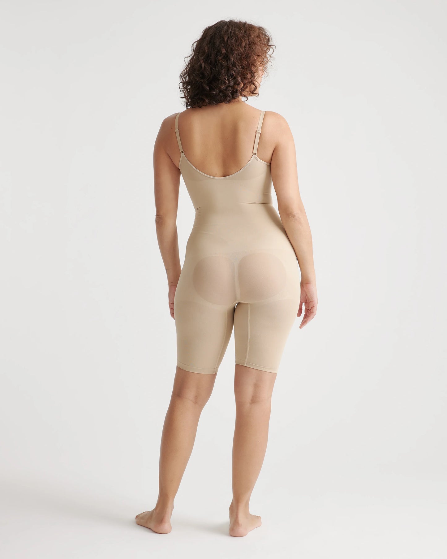 Sculpting Mid-Thigh Bodysuit - XS / Black