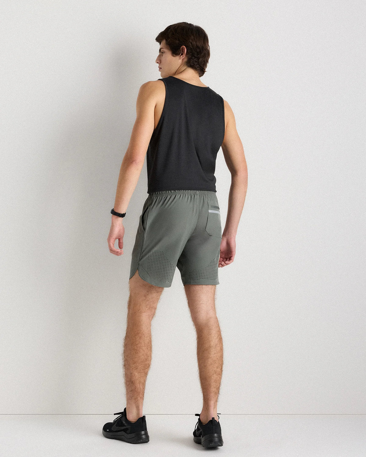 Sweat Tech Training Lined Shorts - 7" - S / Black