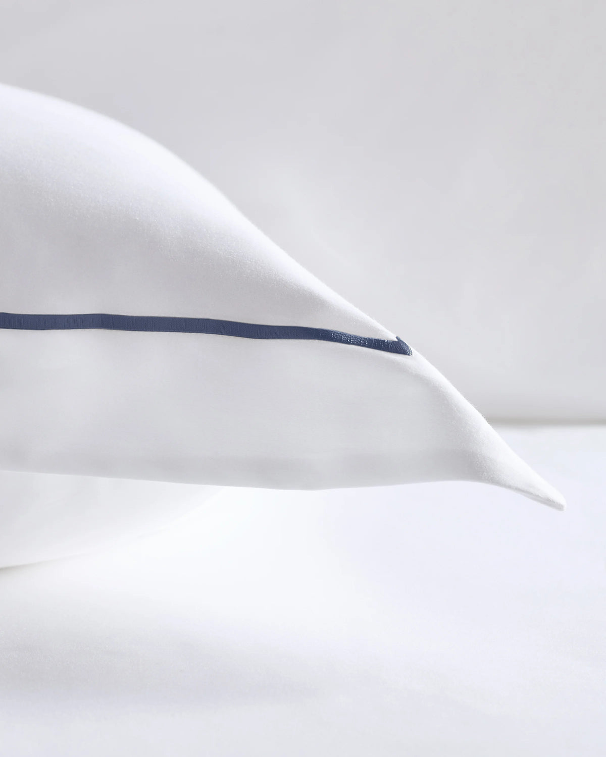 Signature Giza Cotton Sateen Embroidered Euro Sham - Euro / White/Dried Sage