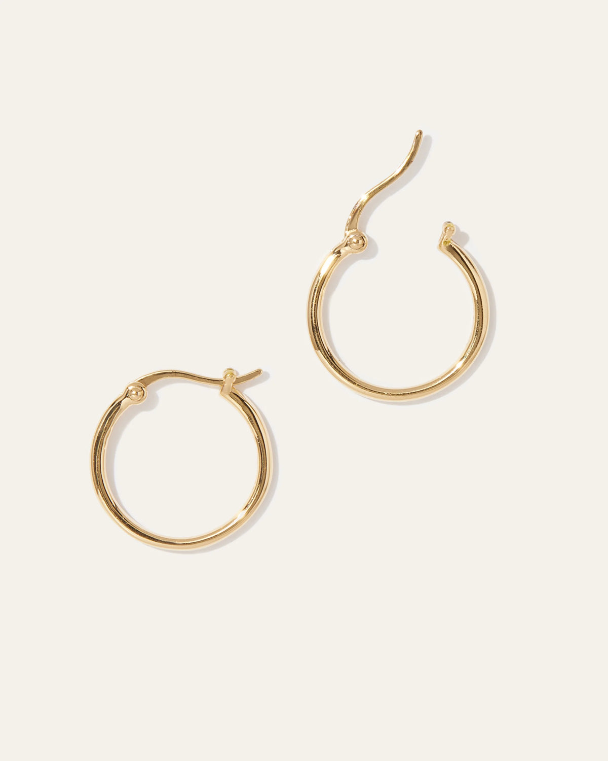 Midi Hoops - One Size / Gold Vermeil
