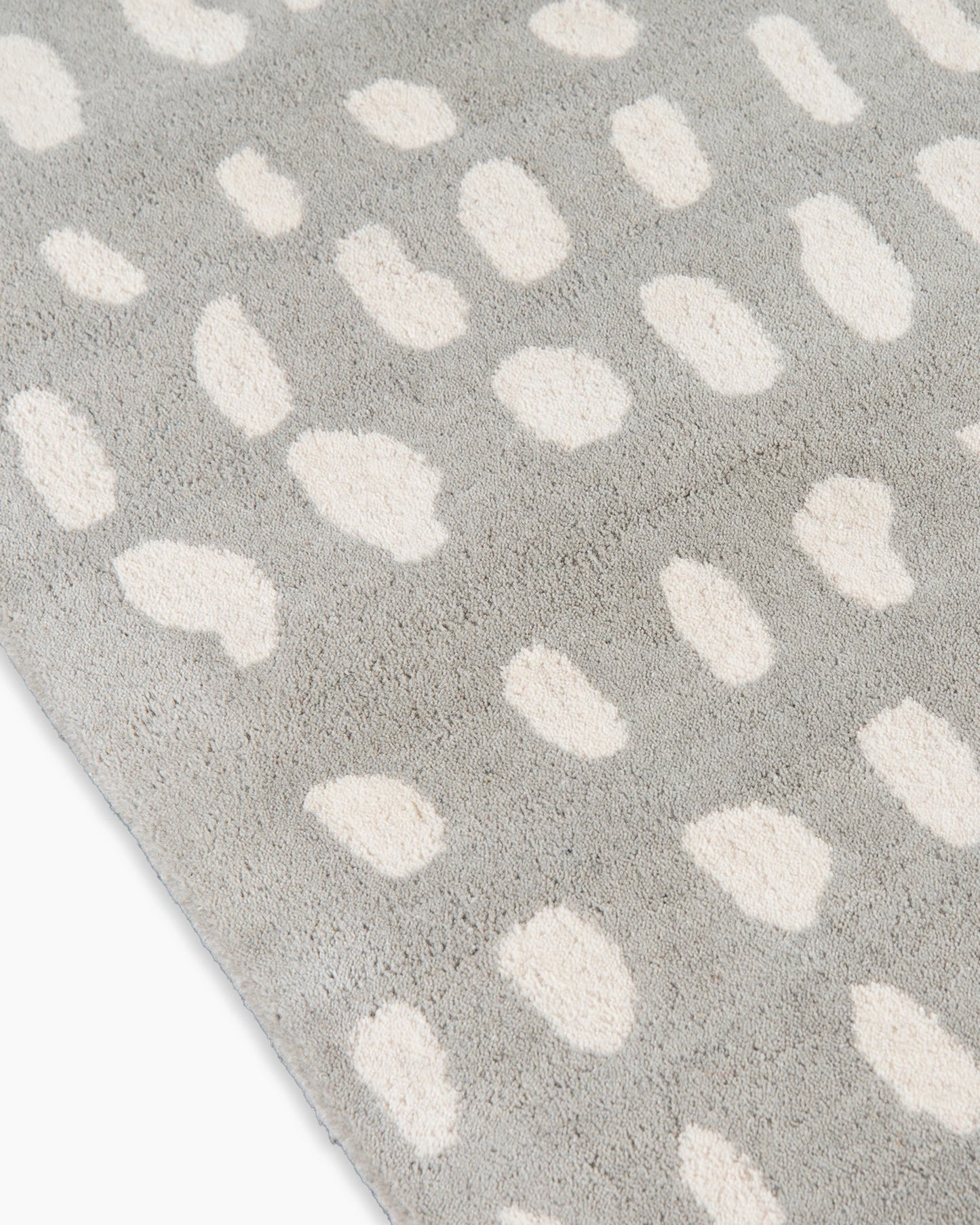 Painterly Dots Hand-Tufted Wool Rug - 3'6" x 5'6" / Navy