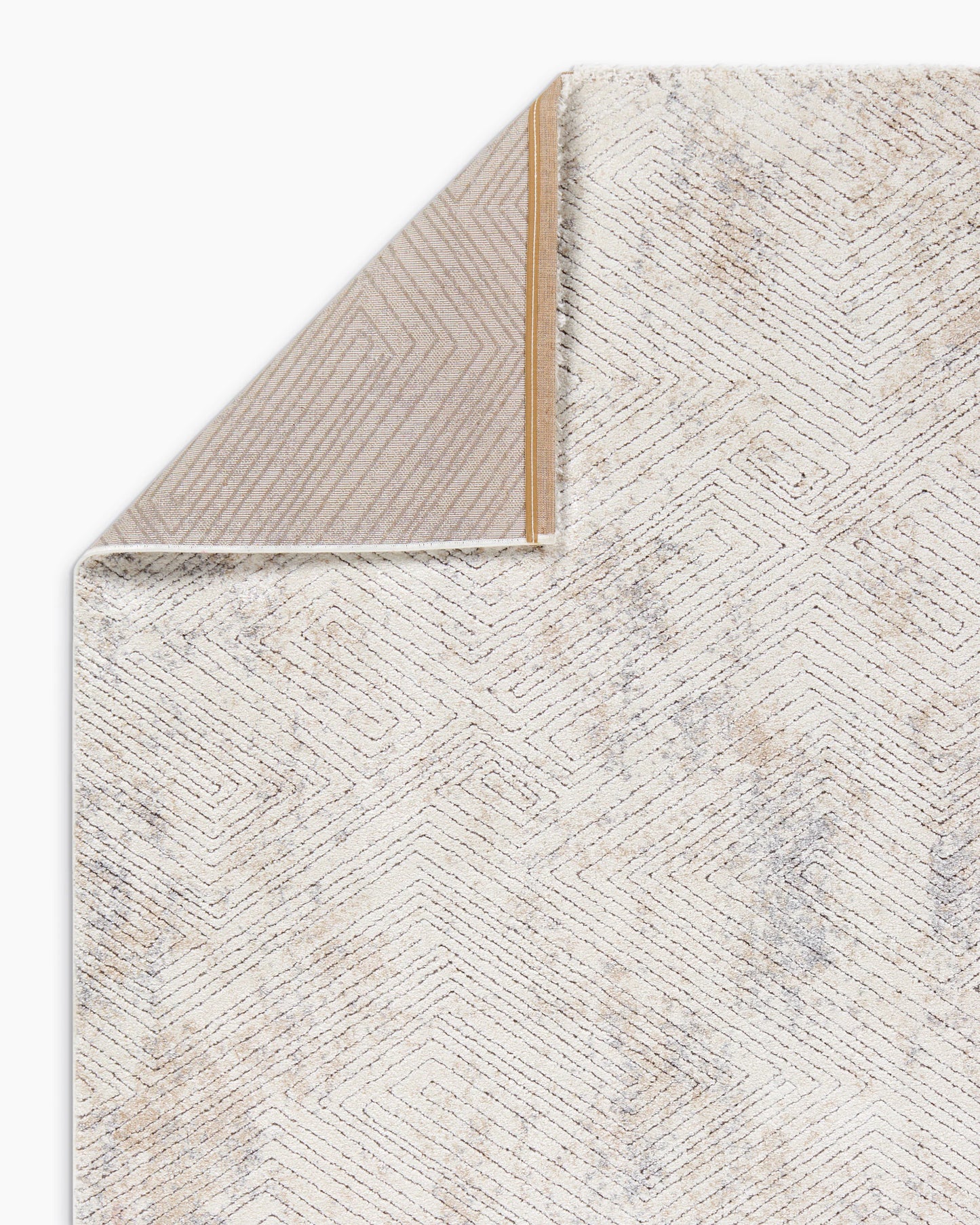 Mateo Plush Performance Rug - 5' x 7'6" / Light Grey