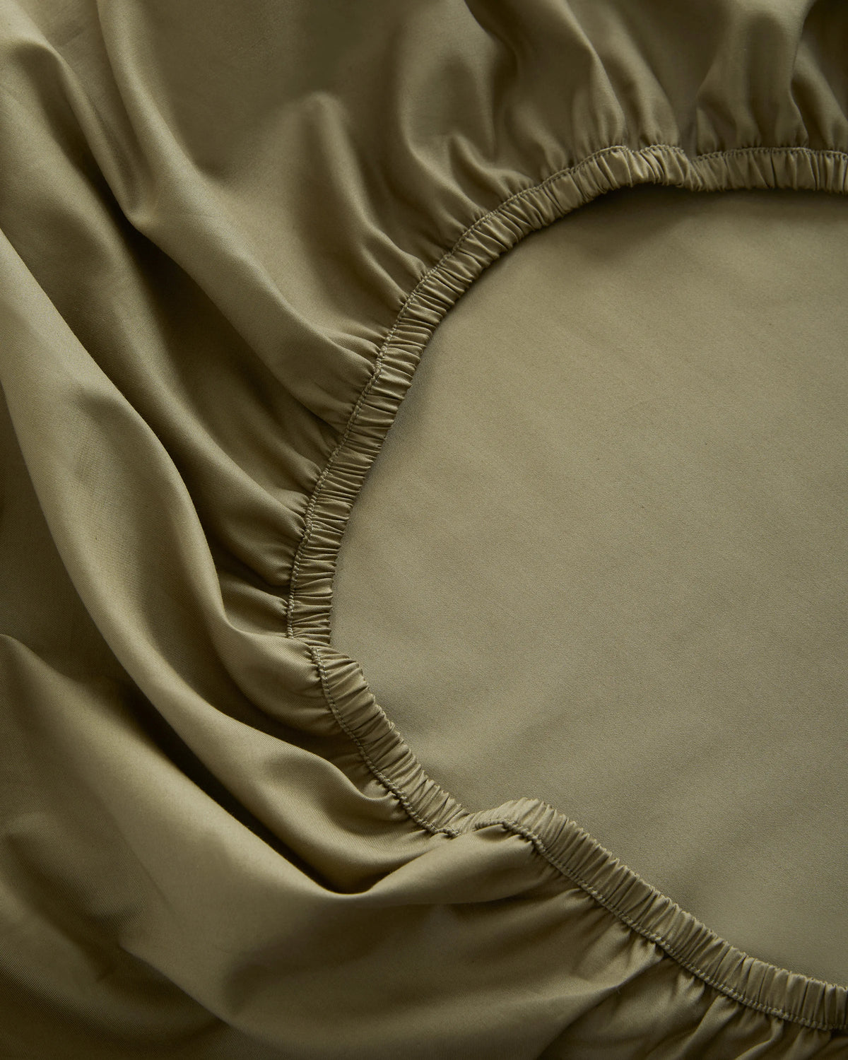 Luxury Organic Sateen Fitted Sheet Set - Cal King / Light Blue