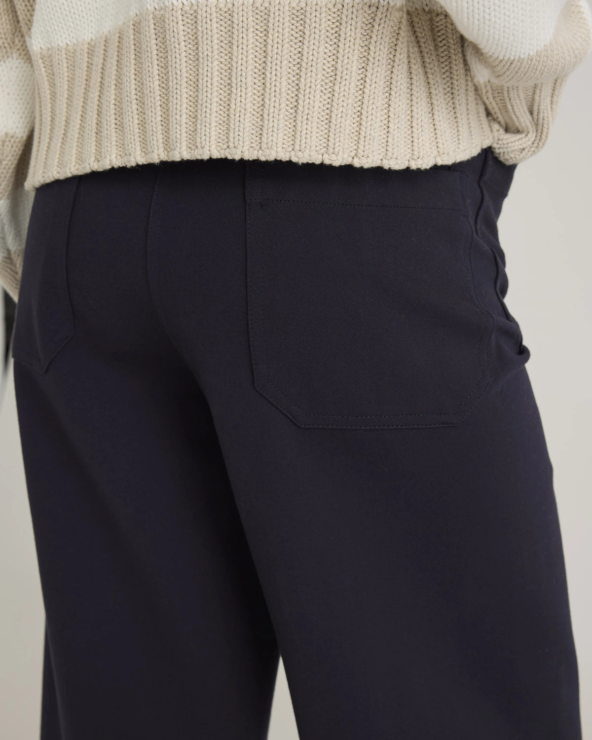 Ultra-Stretch Ponte Cropped Wide Leg Pants - 0 / Espresso