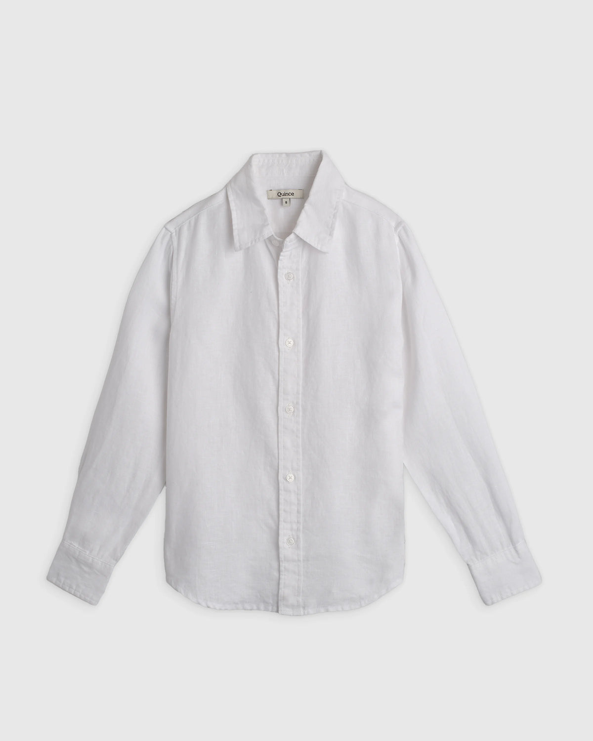 100% European Linen Long Sleeve Shirt - 6 / Sky Blue Mariner Stripe