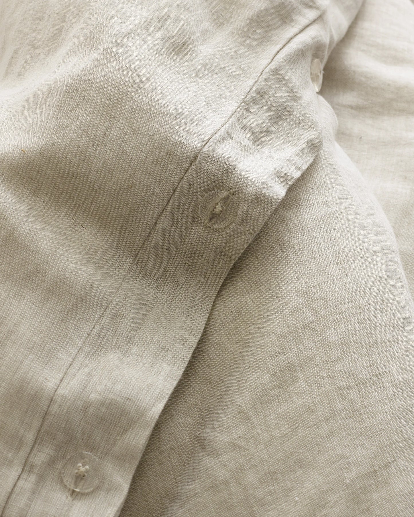 European Linen Chambray Duvet Cover - Twin / Natural