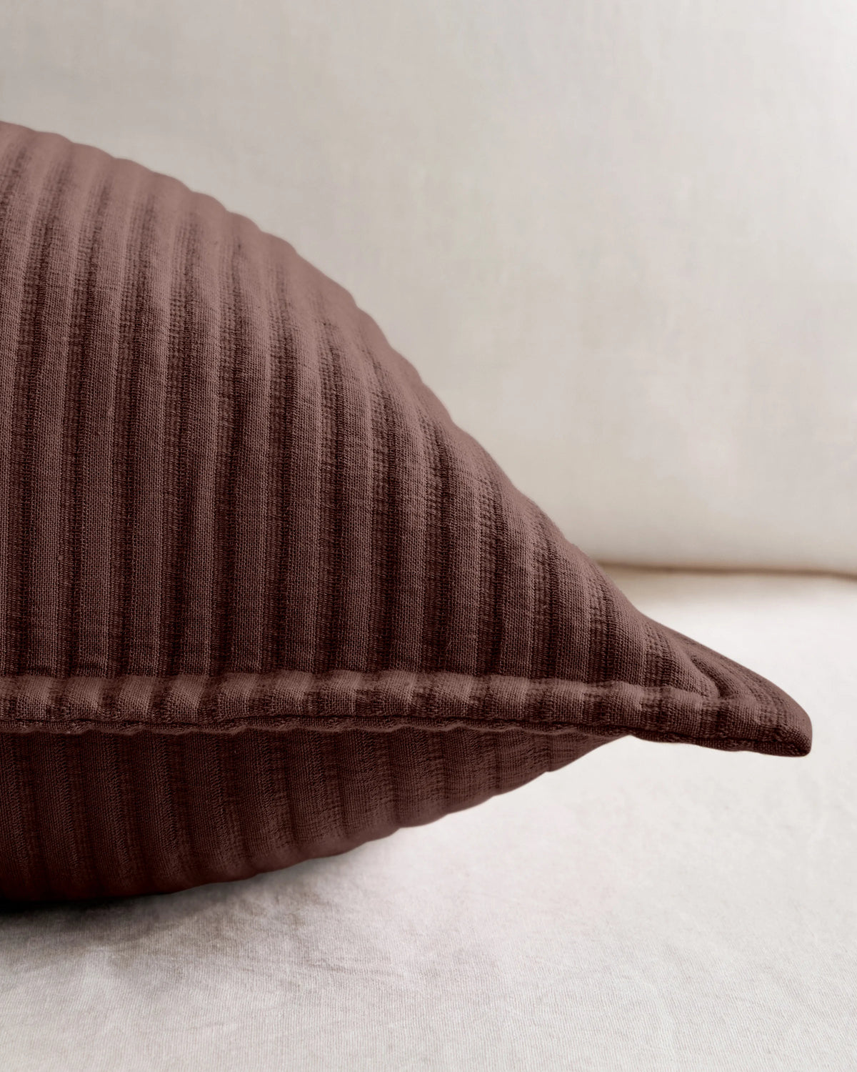 Organic Cotton Matelasse Euro Sham - Euro / Dried Sage