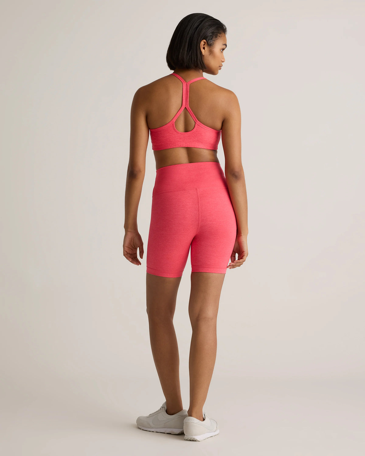 Ultra-Soft Scoop Neck Racerback Bra - XS / Heather Coral