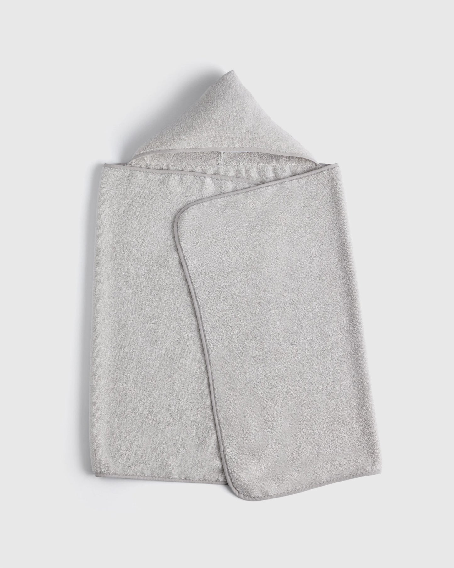 Organic Turkish Cotton Kids Hooded Towel Set 4-Pack - One Size / Light Blue