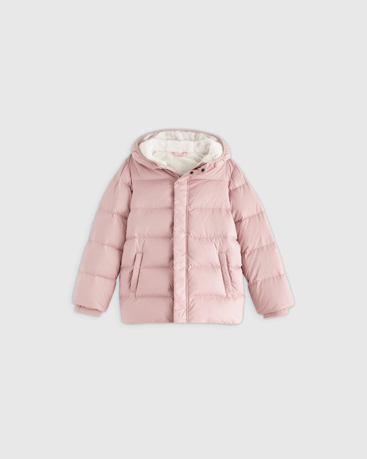 Heavyweight Down Puffer Coat - 2T / Pale Mauve