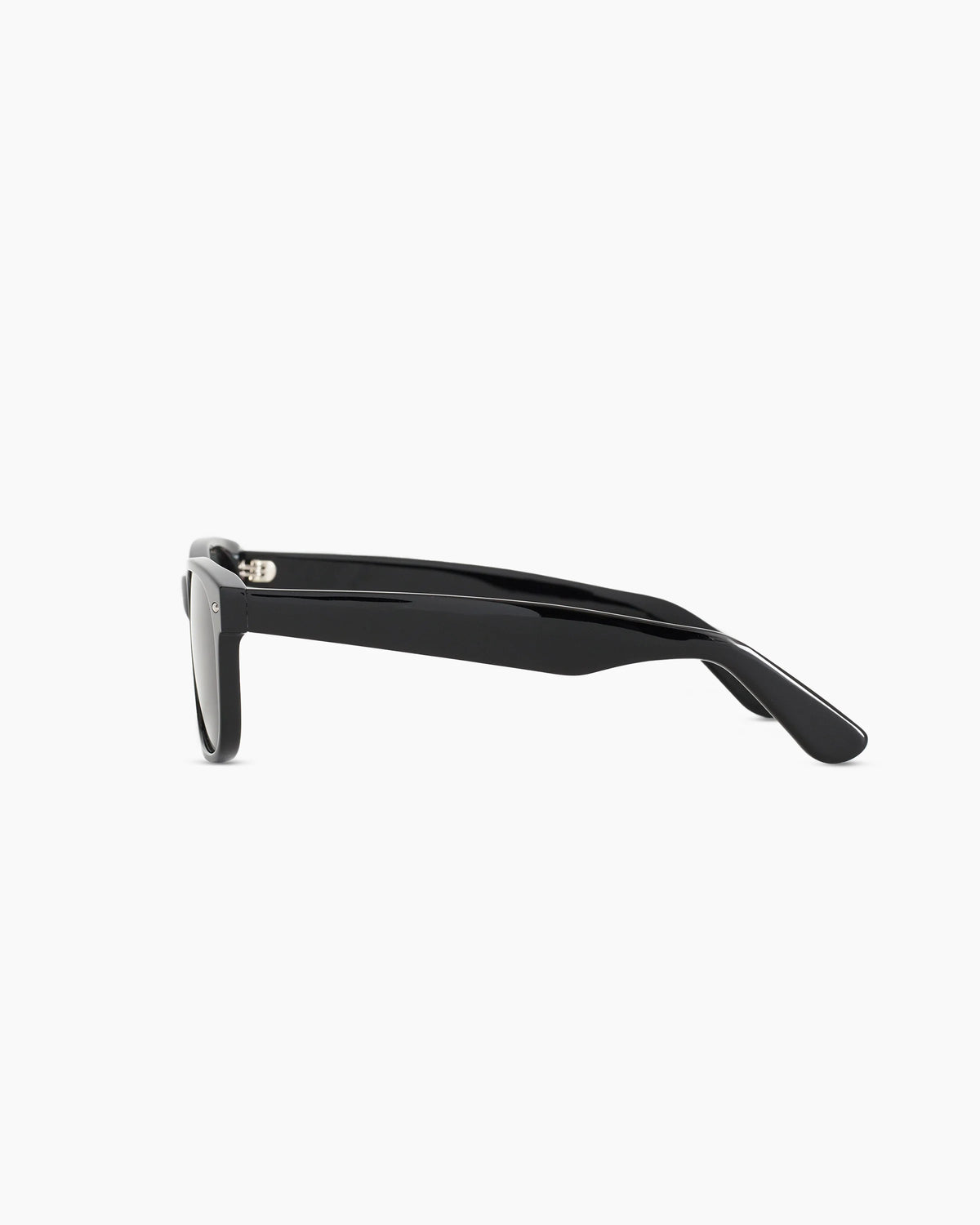 Hayden Polarized Acetate Sunglasses - One Size / Black with Green lens