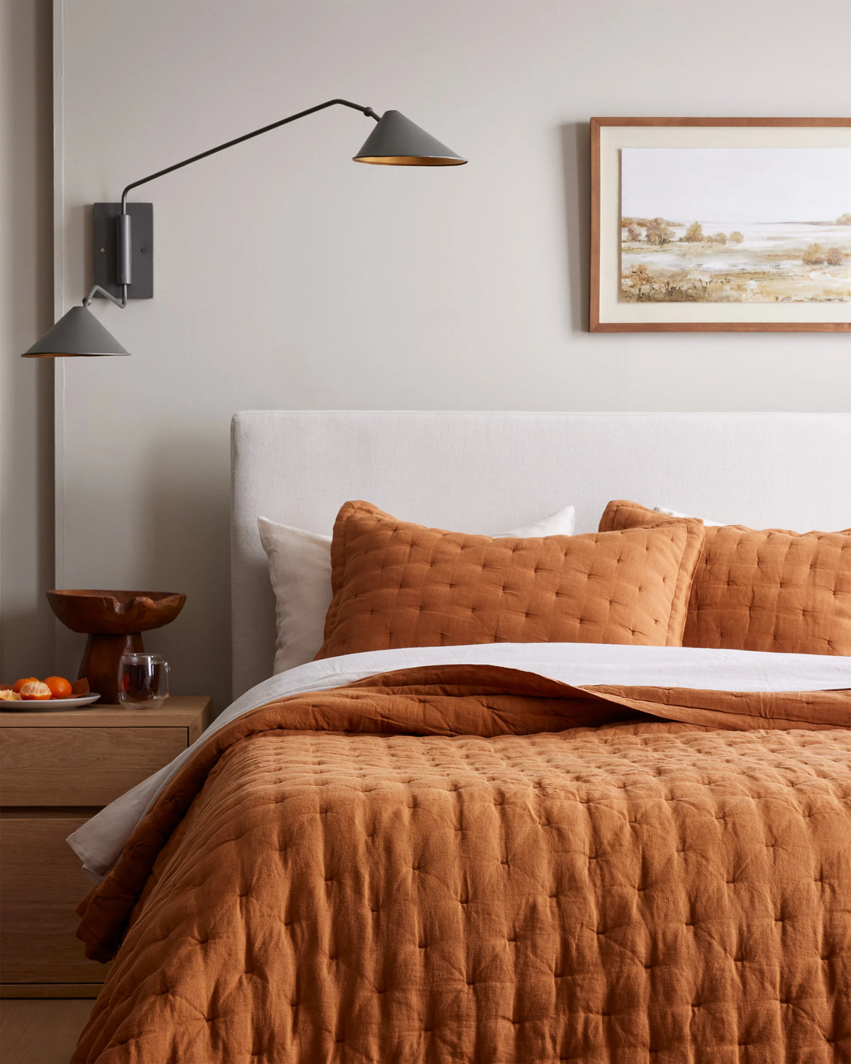 European Linen Dream Sham Set - Standard / Dusty Olive