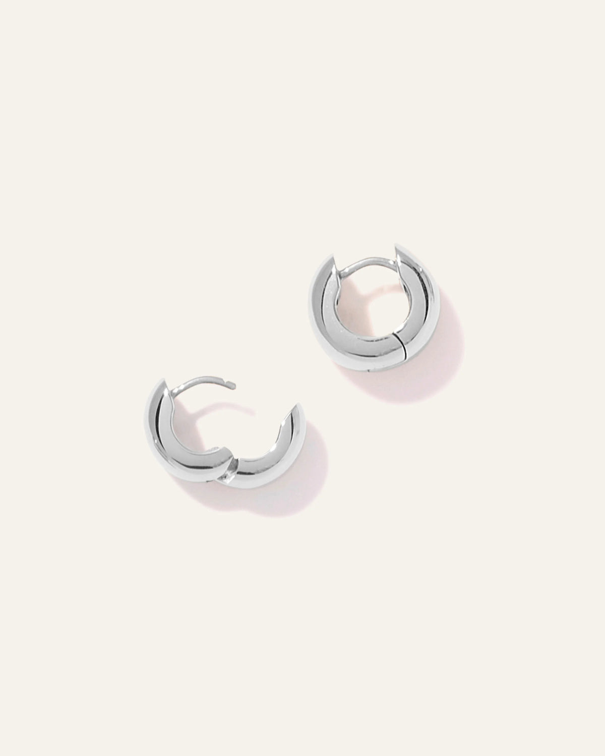 Dome Hoops - 12mm / Gold Vermeil