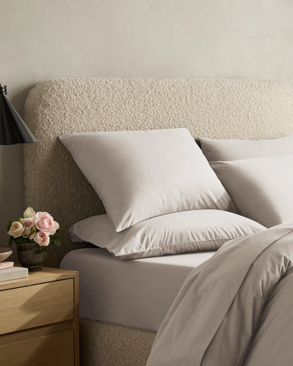 Organic Crisp Percale Sham Set - Standard / White