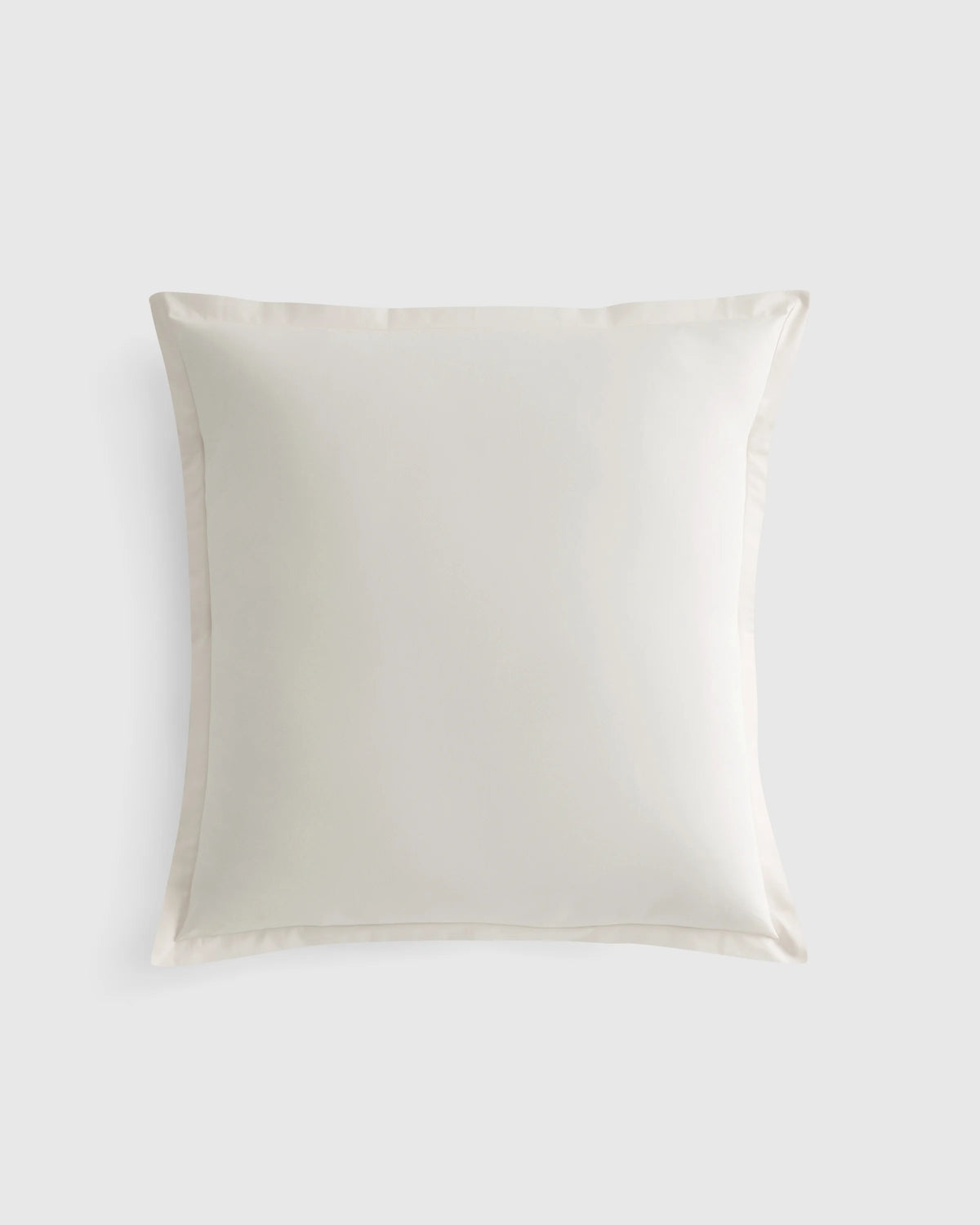 Organic Crisp Percale Euro Sham - Euro / White