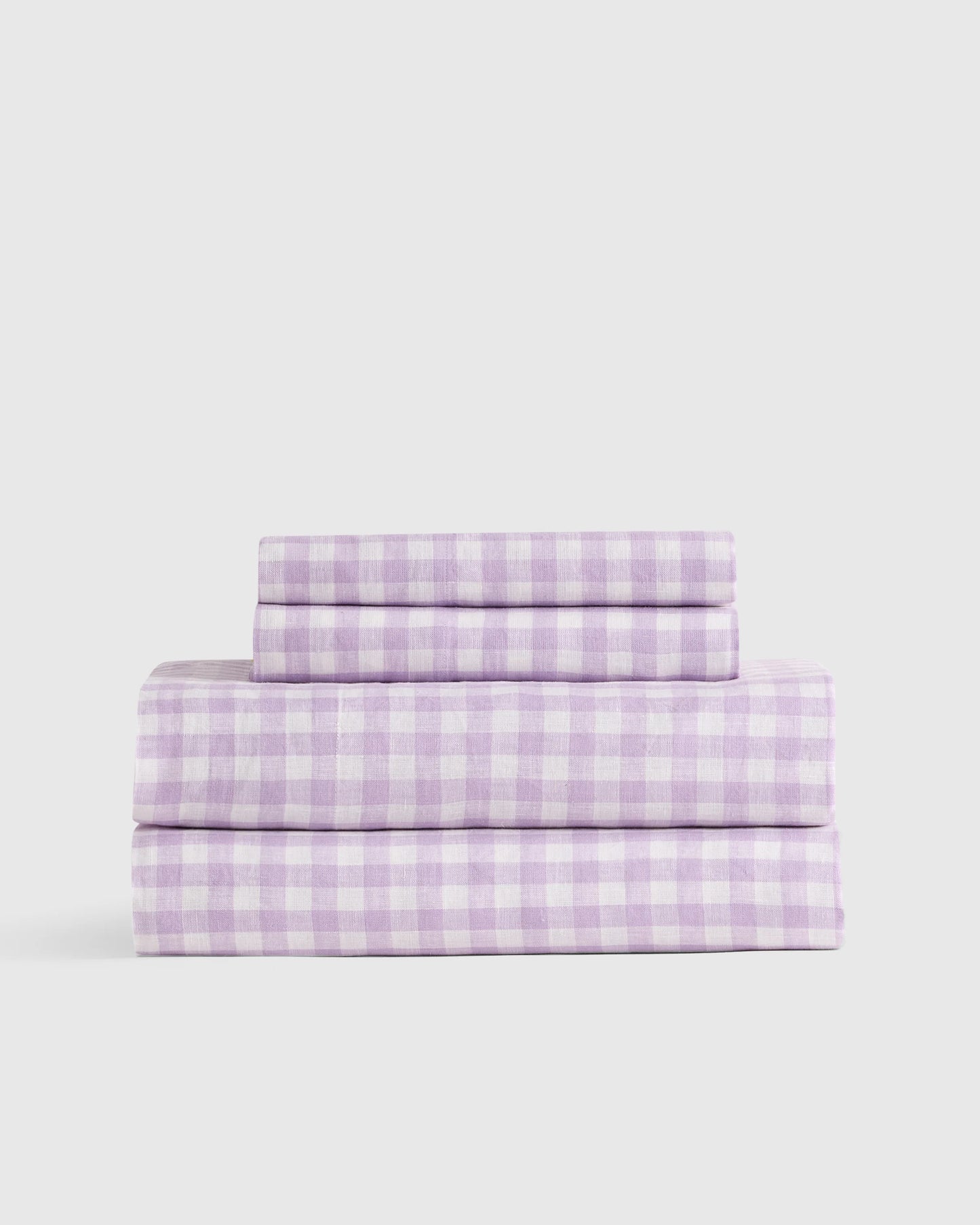 European Linen Sheet Set - Twin / Peach