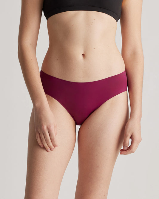 Invisible Bonded Bikini (6-Pack) - XS / Plum