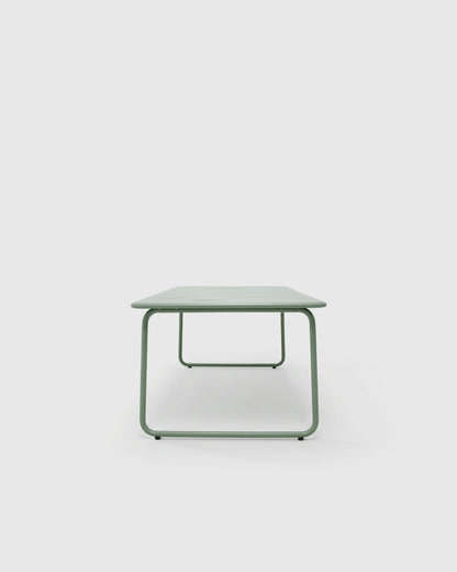 Powder-Coated Aluminum Outdoor Dining Set - One Size / Sage Green