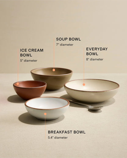 Breakfast Bowl (Set of 4) - One Size / Heron