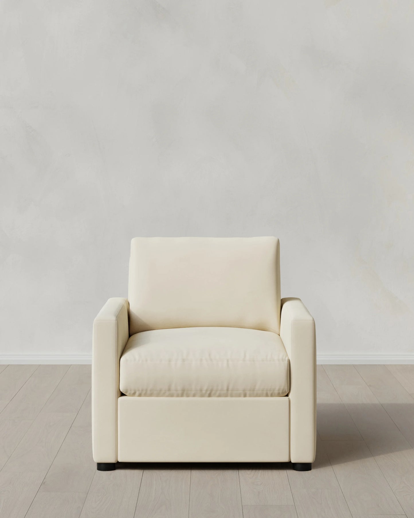 Brennan Accent Chair in Performance Velvet - One Size / Pine