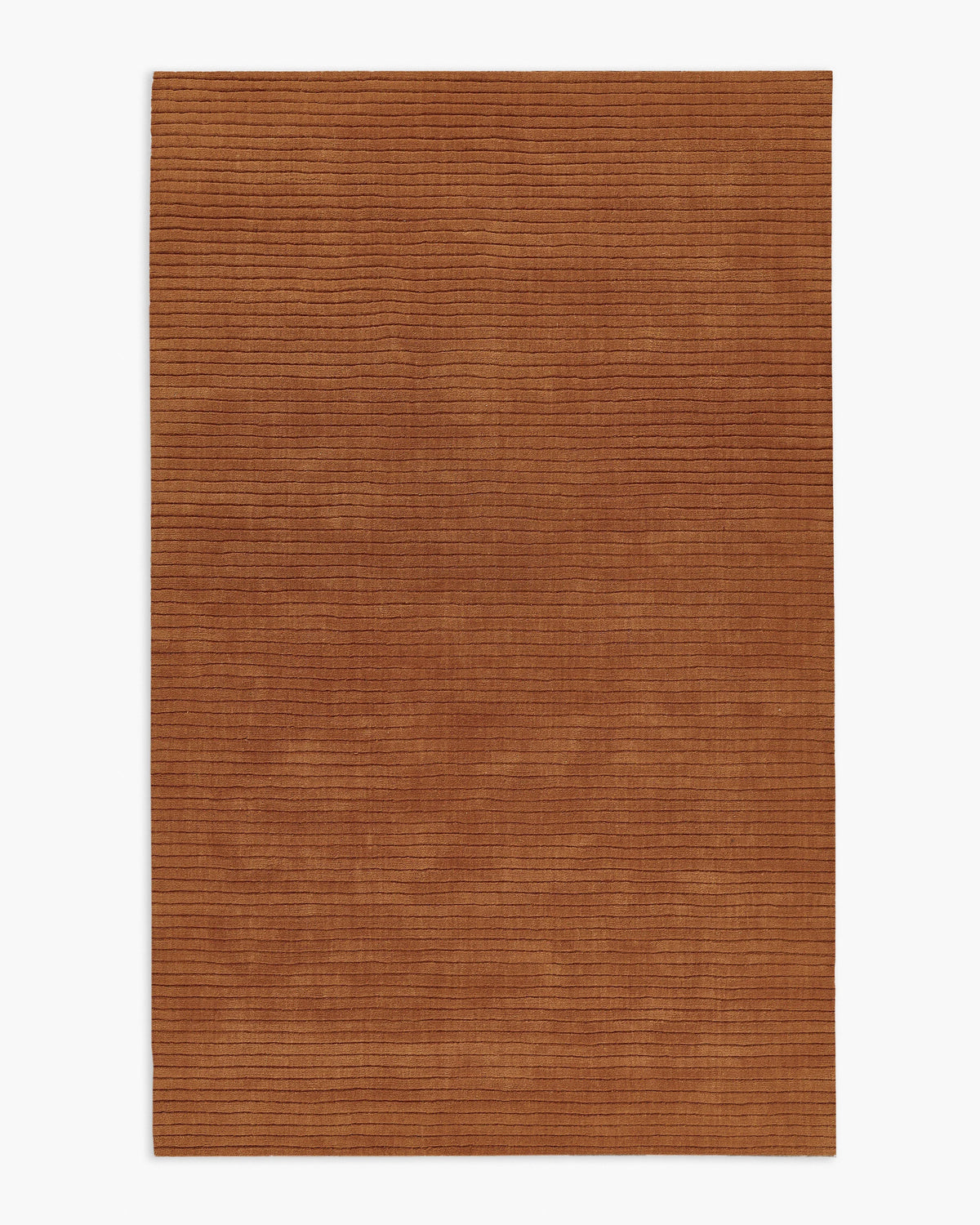 Remington Hand-Loomed Wool Rug - 2' x 4' / Rust