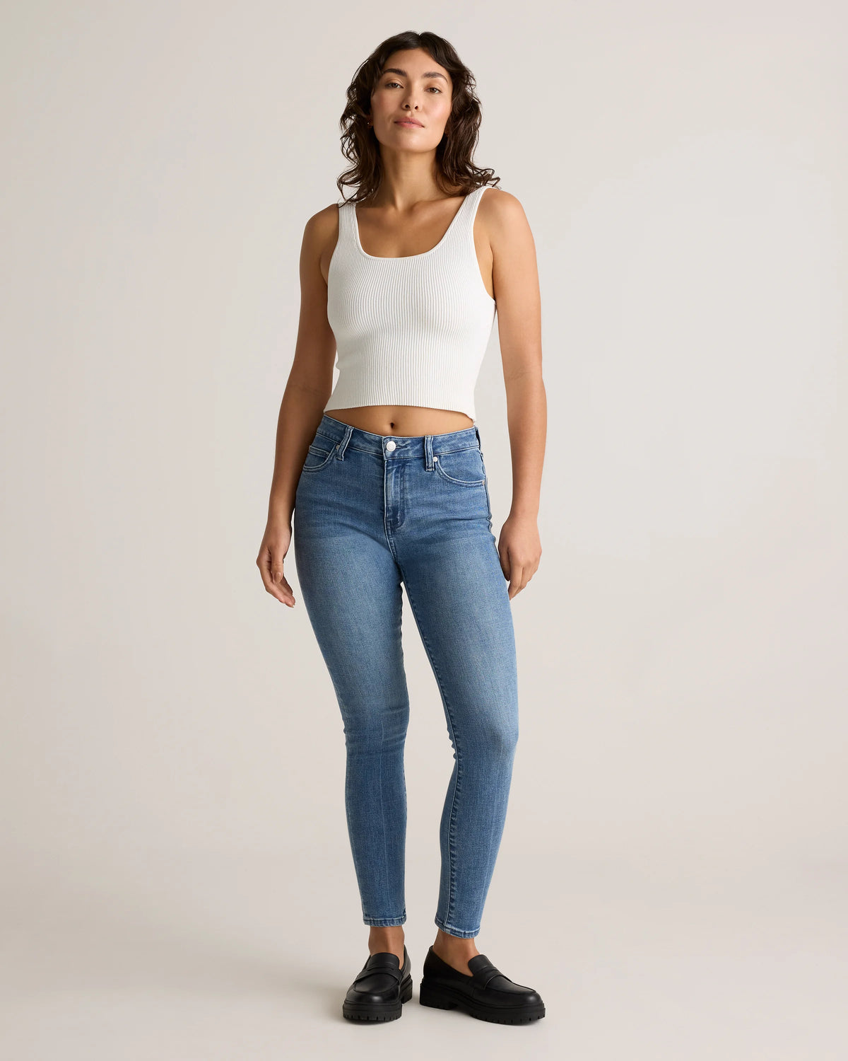 Bella Stretch Skinny Jeans - 24 / Black