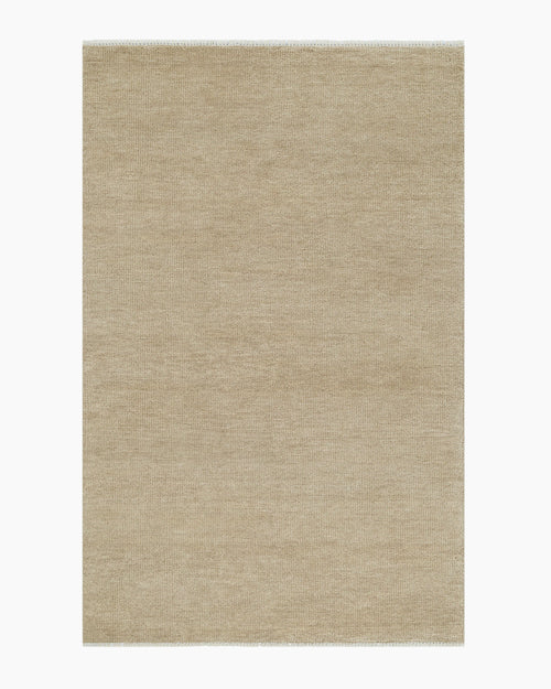 Lee Hand-Knotted Wool Rug - 5' x 8' / Oat