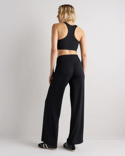 Ultra-Form High-Rise Wide Leg Pants - XS / Black