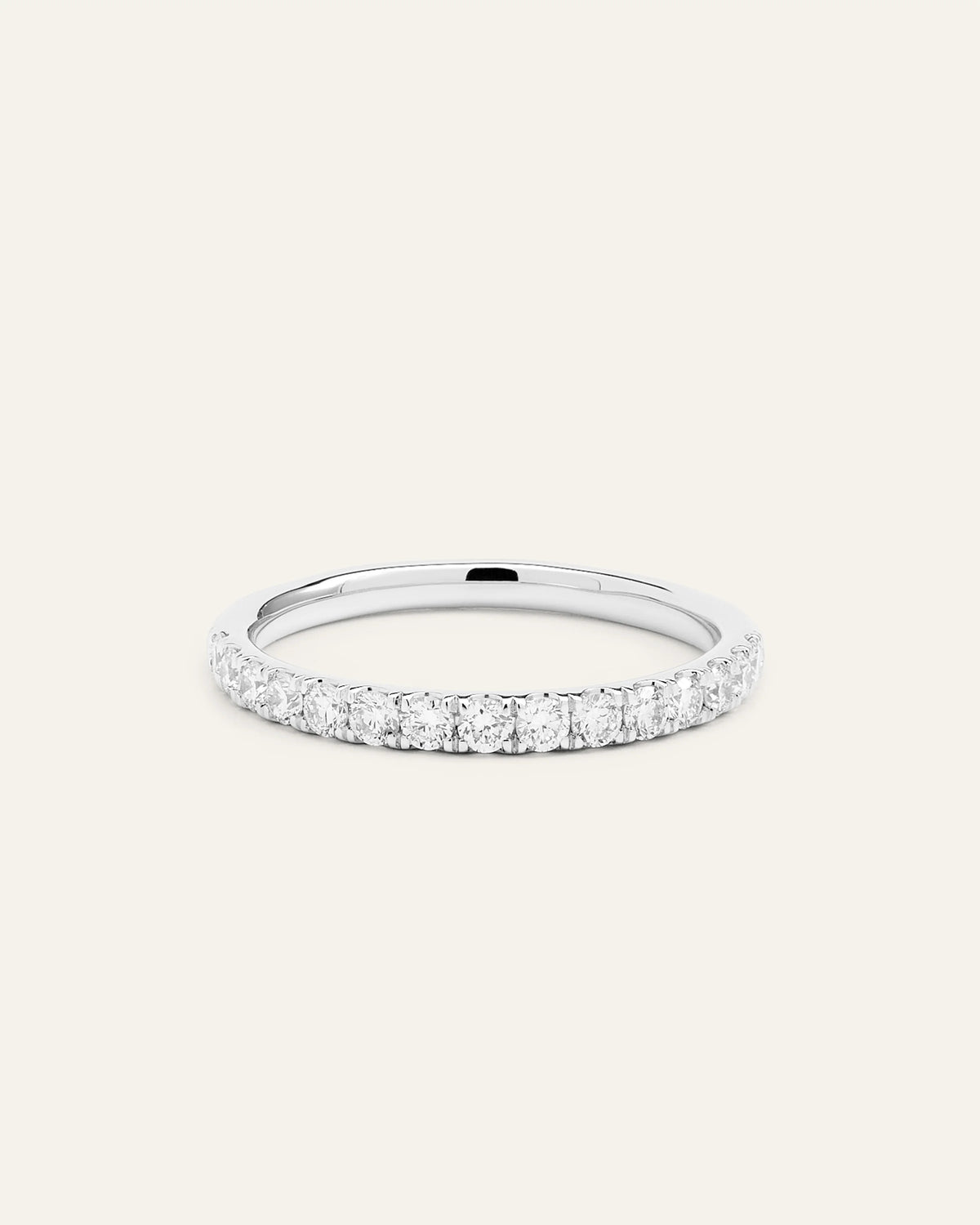 Lab Grown Diamond Pave Band - 4 / Yellow Gold