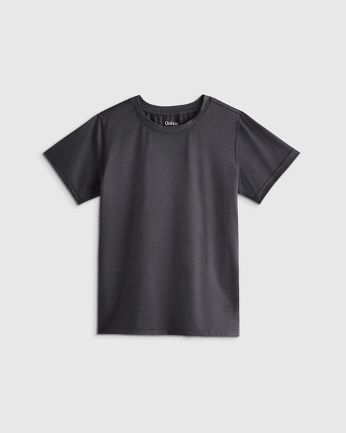 Flowknit Breeze Tee - 6 / Heather Dewstone Blue