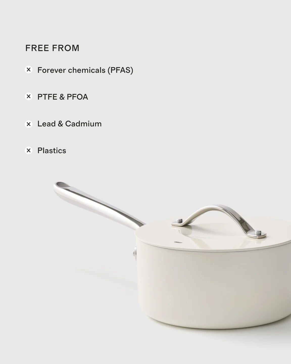 Ceramic Nonstick Saucepan: 3QT - One Size / Navy