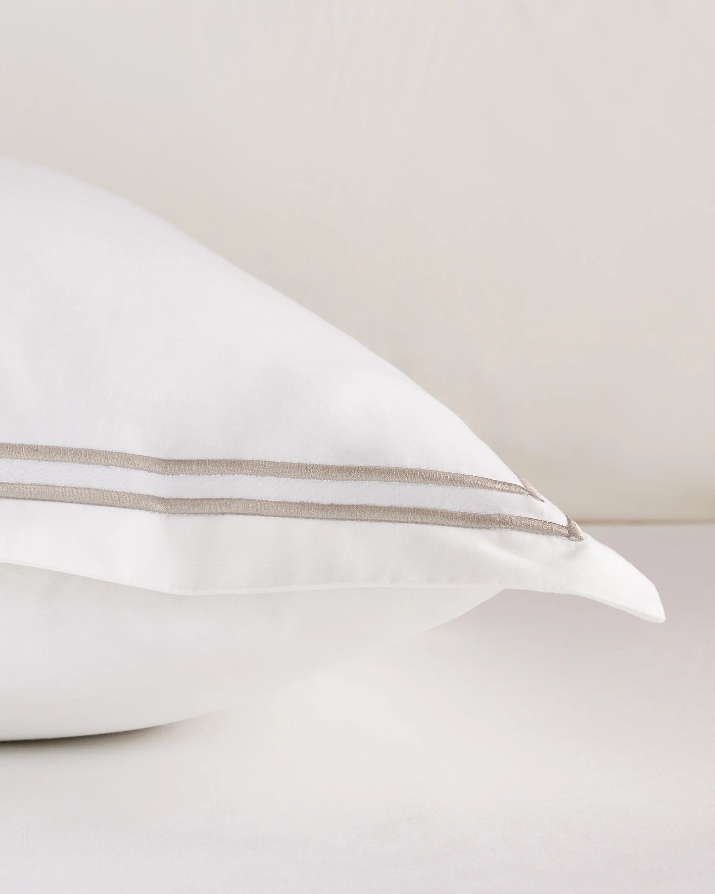 Organic Crisp Percale Euro Sham - Euro / White
