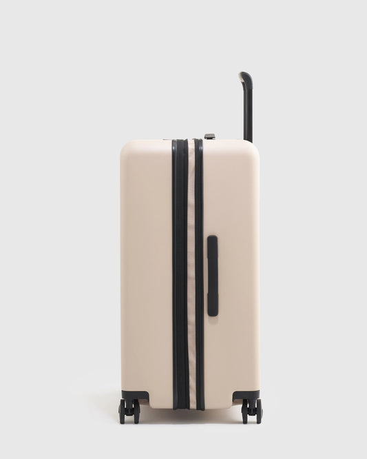 Expandable Small Carry-On & Large Check-In Suitcase Set - One Size / Dark Green