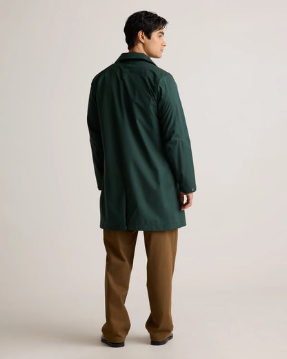 Weather Proof Long Rain Jacket - S / Storm Blue