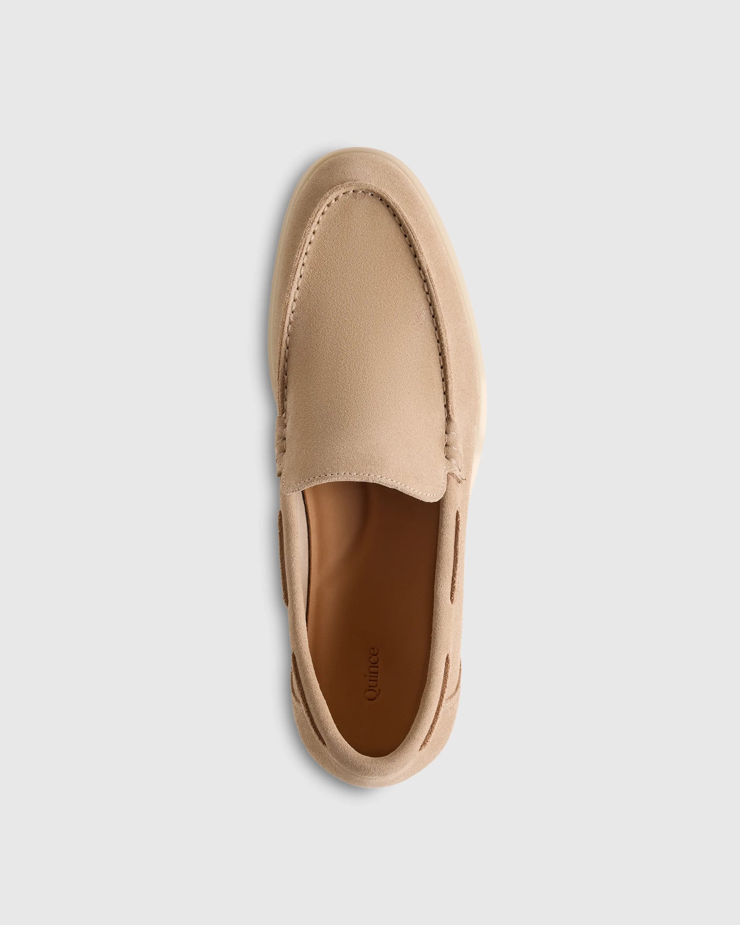 Soft Suede Mariner Loafer - 7 / Smoke
