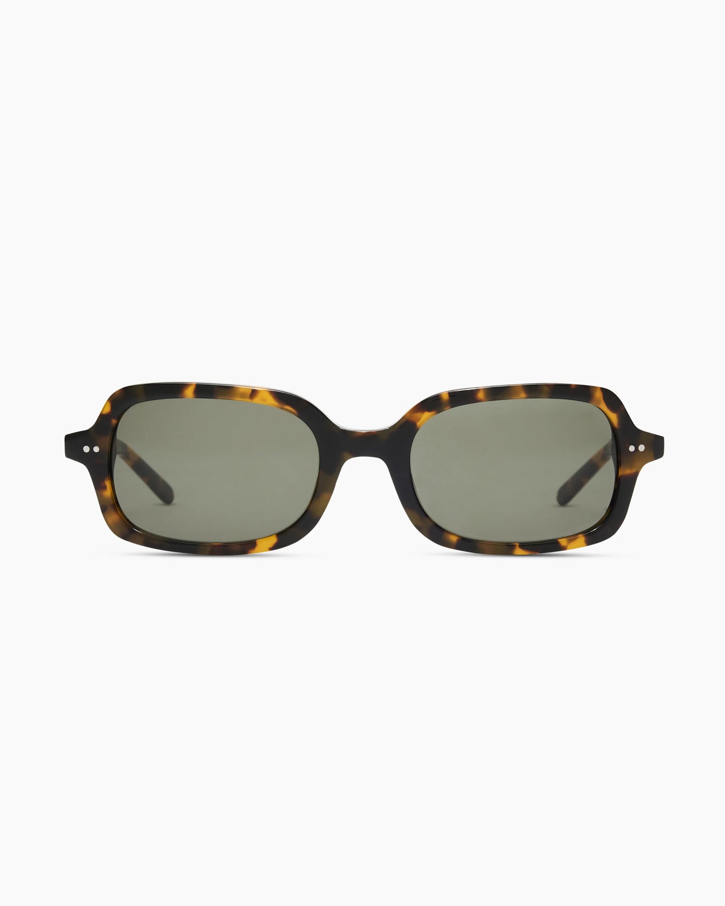 Santiago Polarized Acetate Sunglasses - One Size / Fawn Tortoise with Green lens