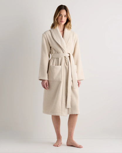 Turkish Cotton Terry Robe - XS / White