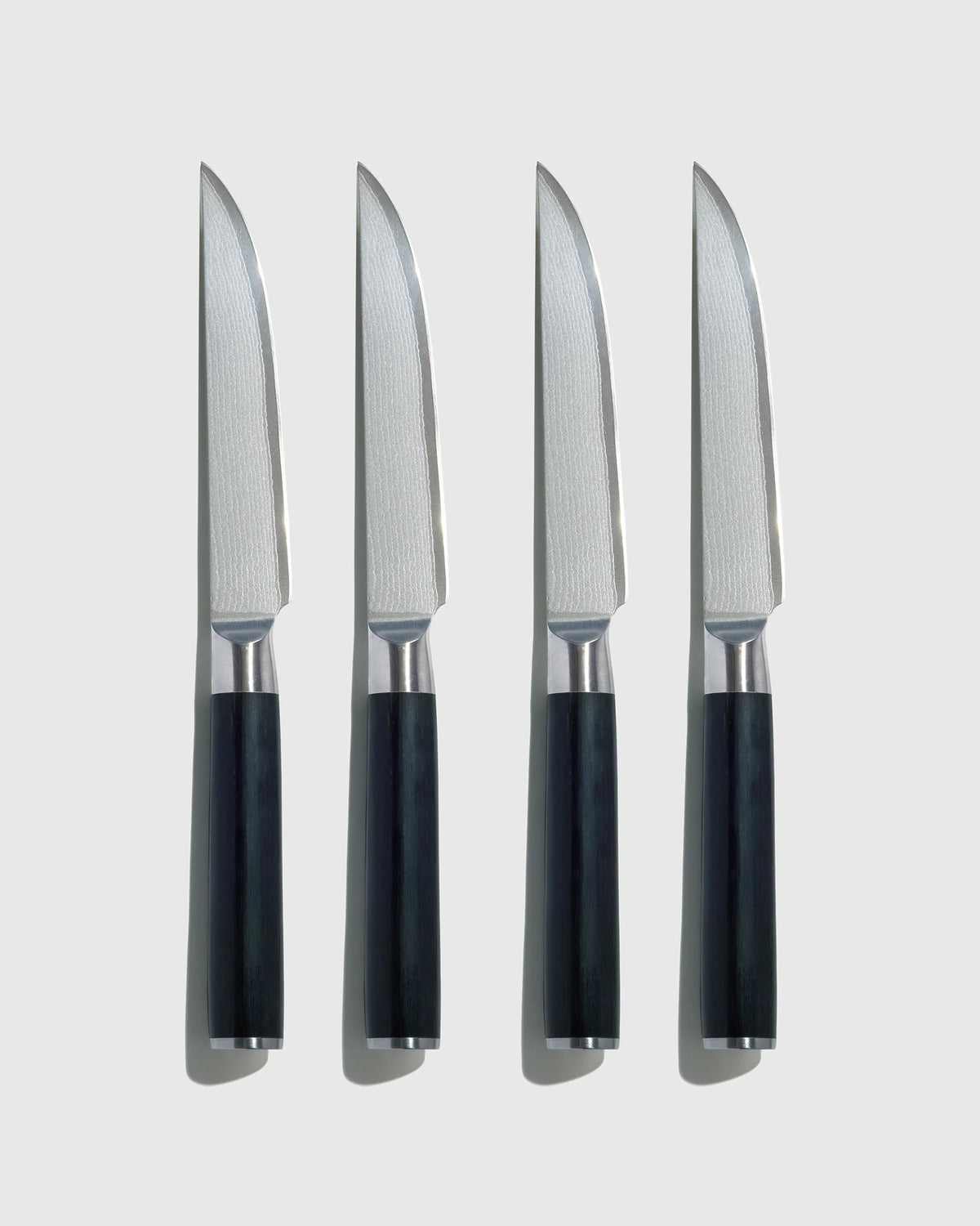 Essential Japanese Damascus Steel Steak Knife Set - One Size / No Color