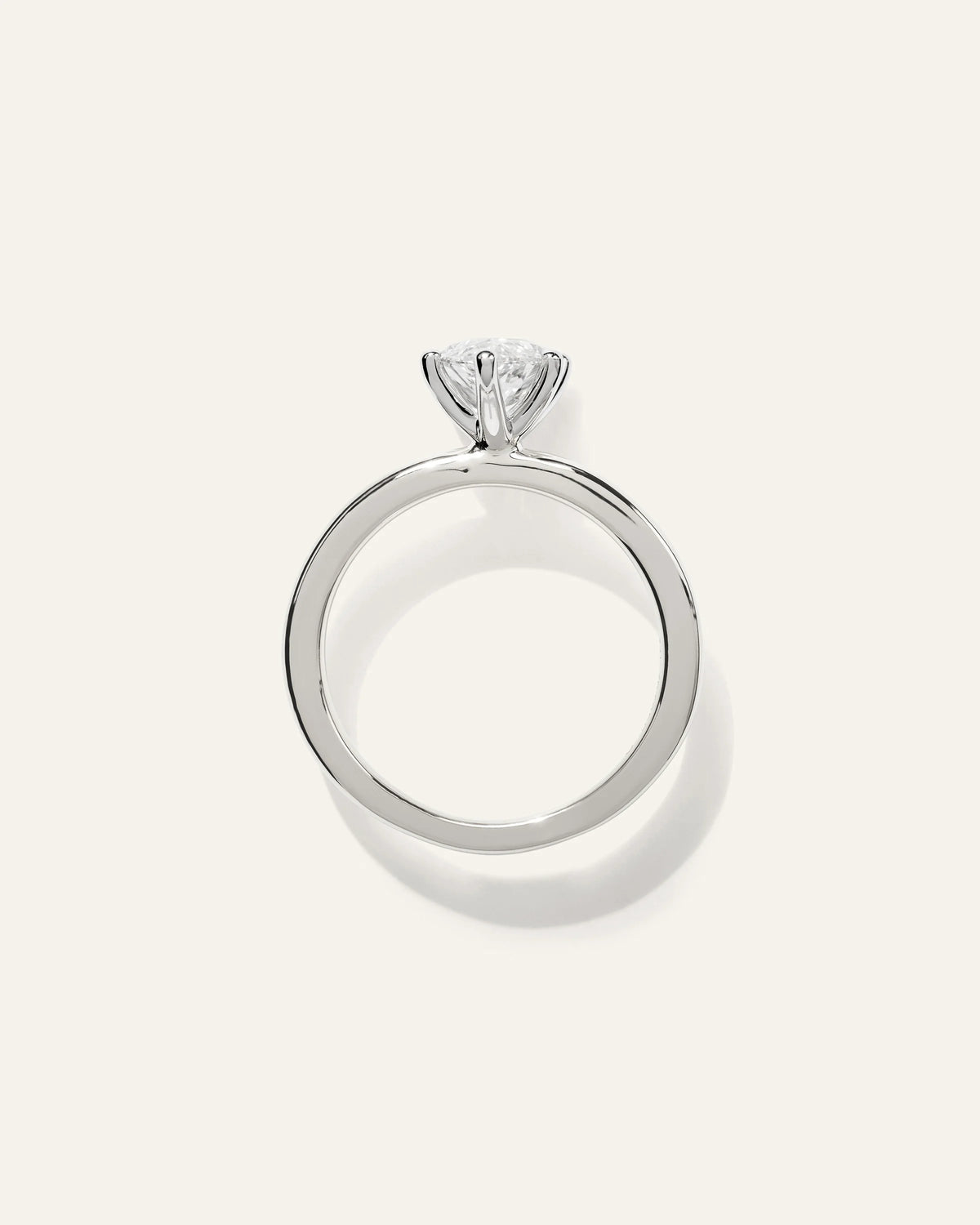 Lab Grown Diamond Marquise Comfort Fit Engagement Ring - 2ct - 4 / Yellow Gold