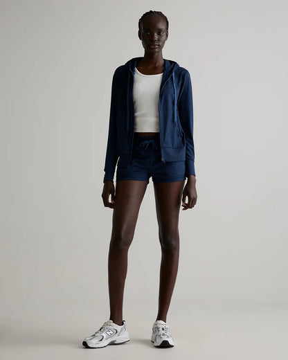 Flowknit Full-Zip Hoodie - XS / Heather Deep Navy