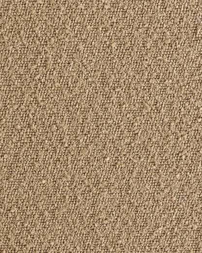 Sierra Curved Arm Chaise Sectional in Performance Boucle - Right Arm / Linen