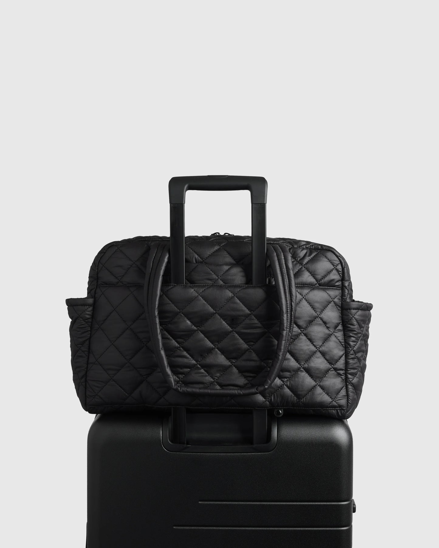 Transit Quilted Duffle Bag - One Size / Taupe Brown