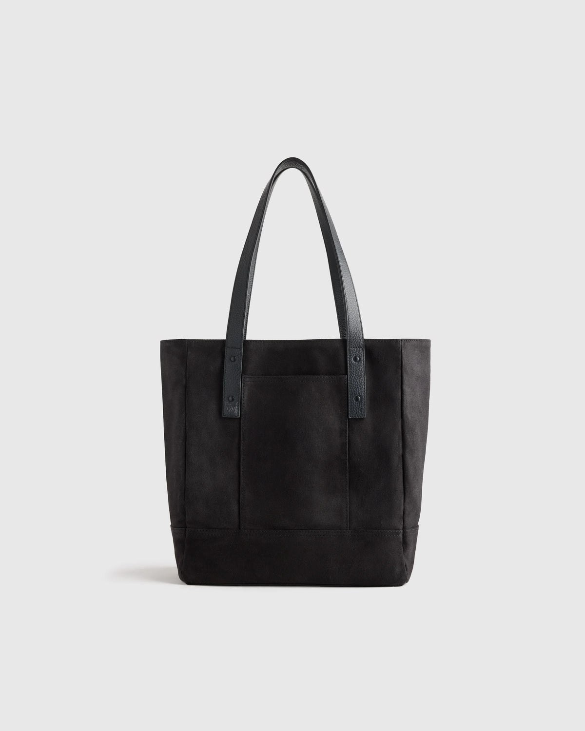 Waxed Canvas Utility Tote - One Size / Black