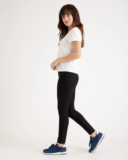 Ultra-Stretch Ponte Skinny Pants - XS / Charcoal
