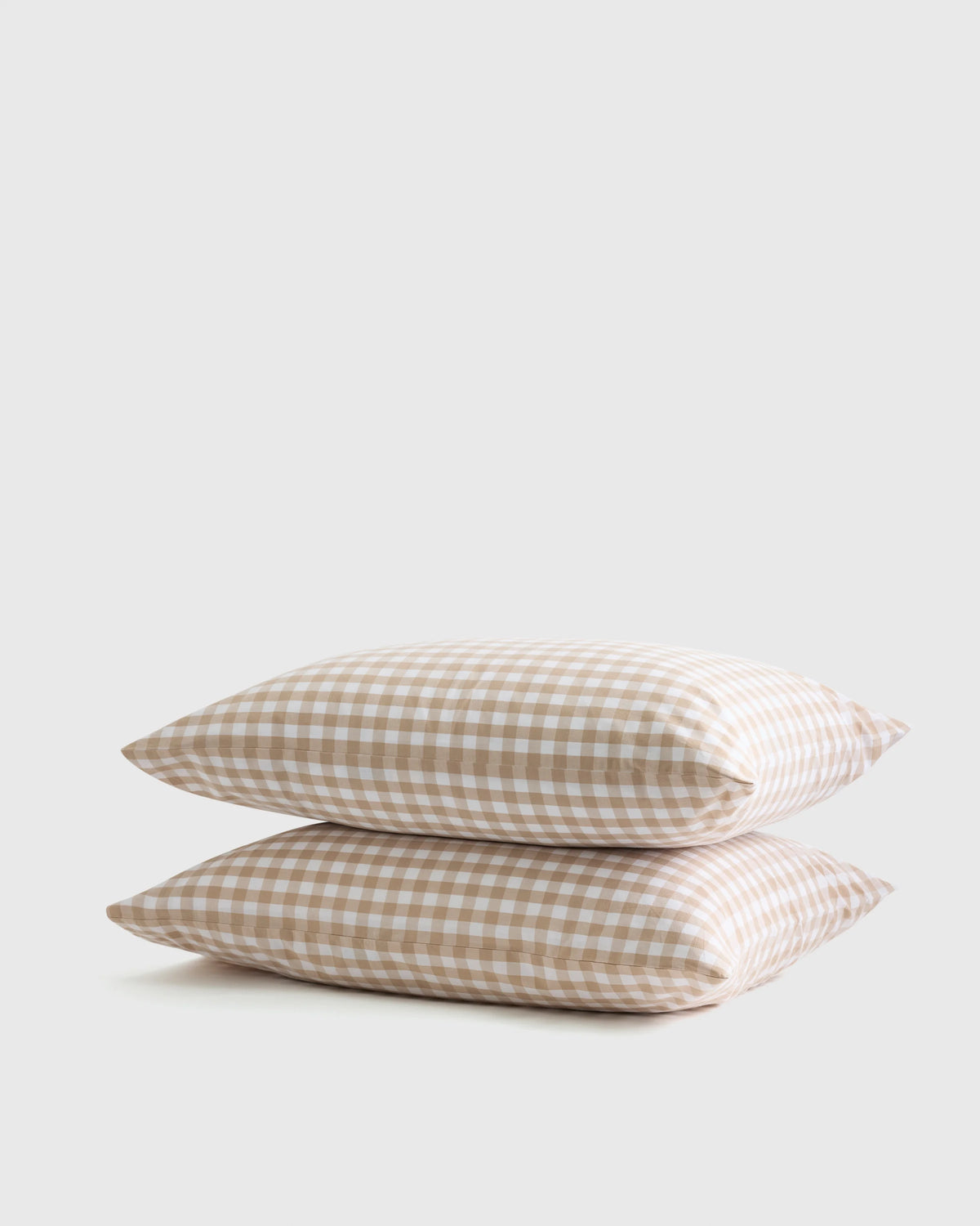 Organic Crisp Percale Pillowcase Set - Standard / White