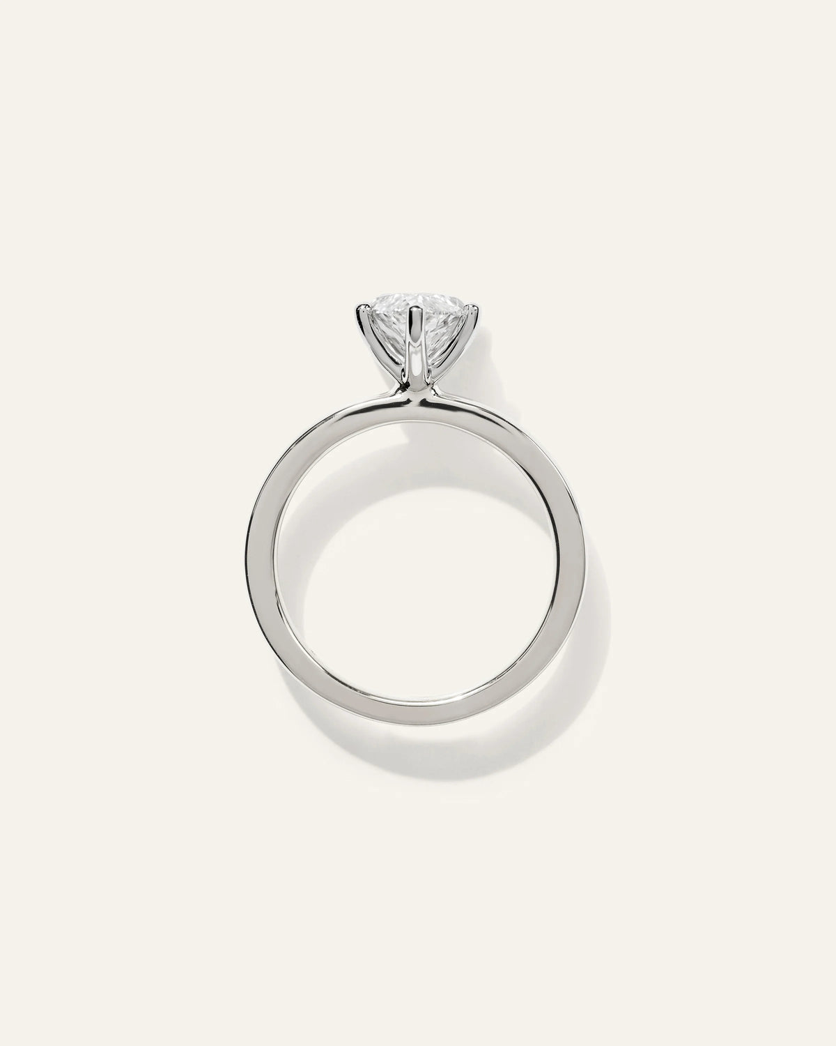 Lab Grown Diamond Marquise Comfort Fit Engagement Ring - 2.5ct - 4 / Yellow Gold