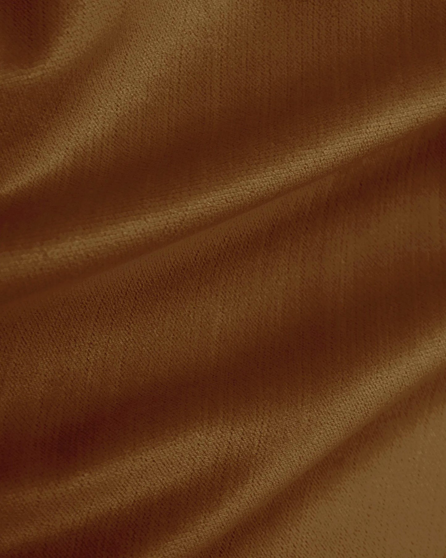 Square Bed in Performance Velvet - Full / Chocolate