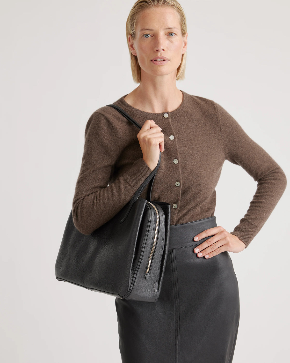 Vivienne Work Tote - One Size / Soft Ivory