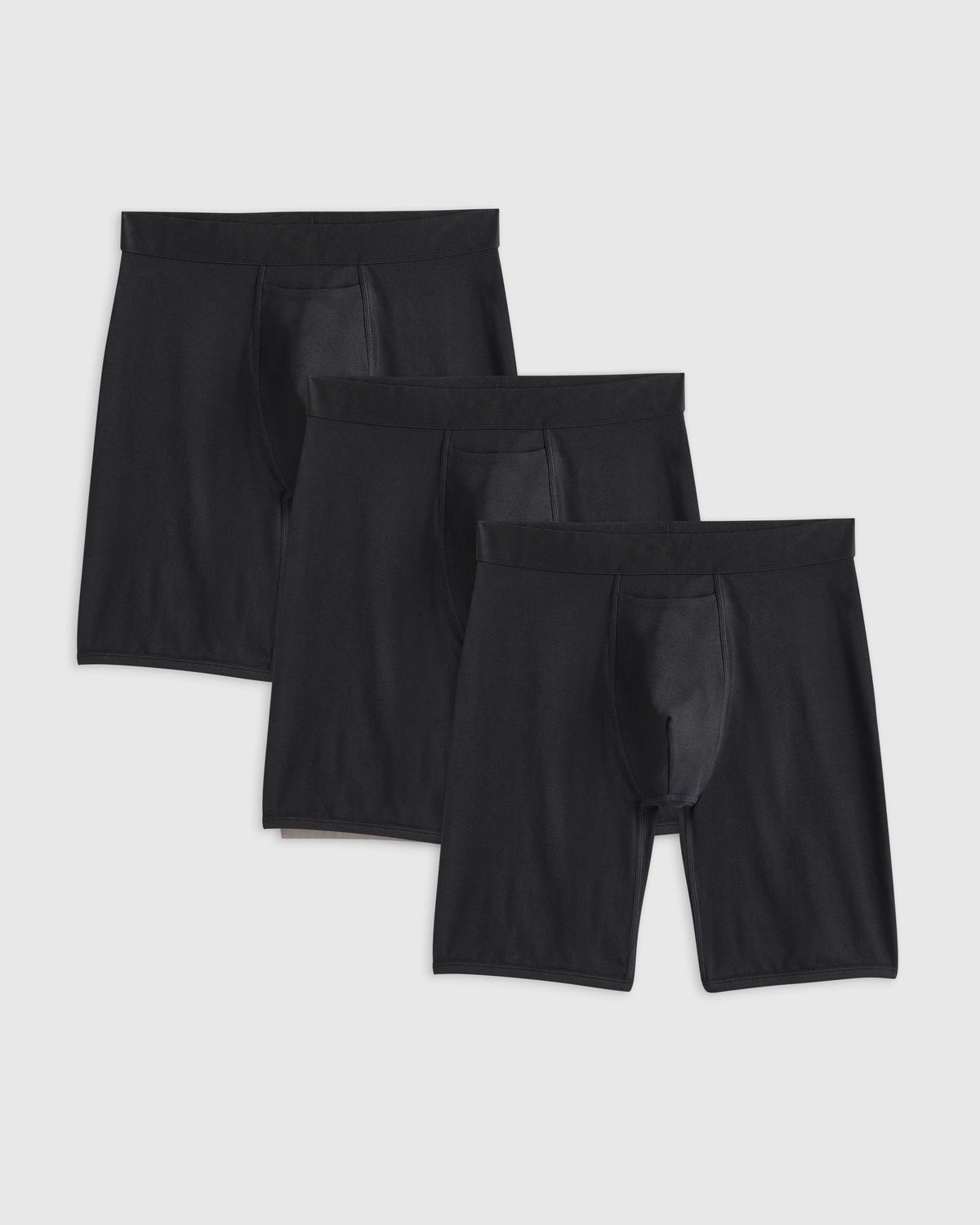 Organic Cotton 8'' Boxer Brief (3-pack) - S / Black